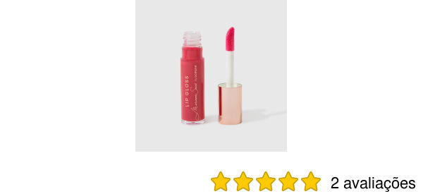 Lip Gloss Mariana Saad - Brilho Labial Gloss Berry